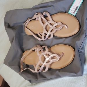Rose gold sandal